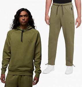 Штаны Air JORDAN J 23E Flc Pant Green S - Фото 1