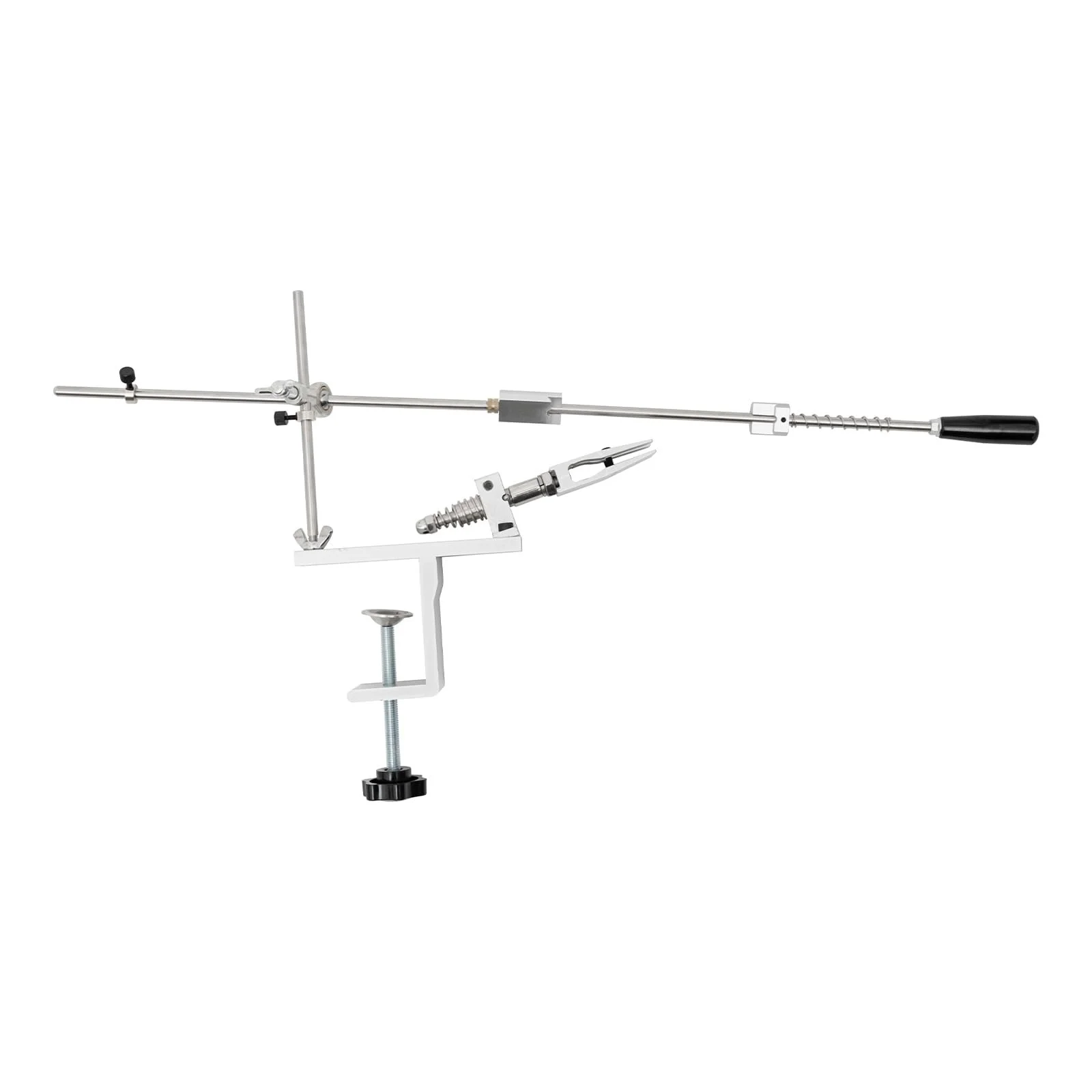 Професійна система заточування ножів з нержавіючої сталі з 6 точильними каменями 360° поворотна G-затискач, фото №1