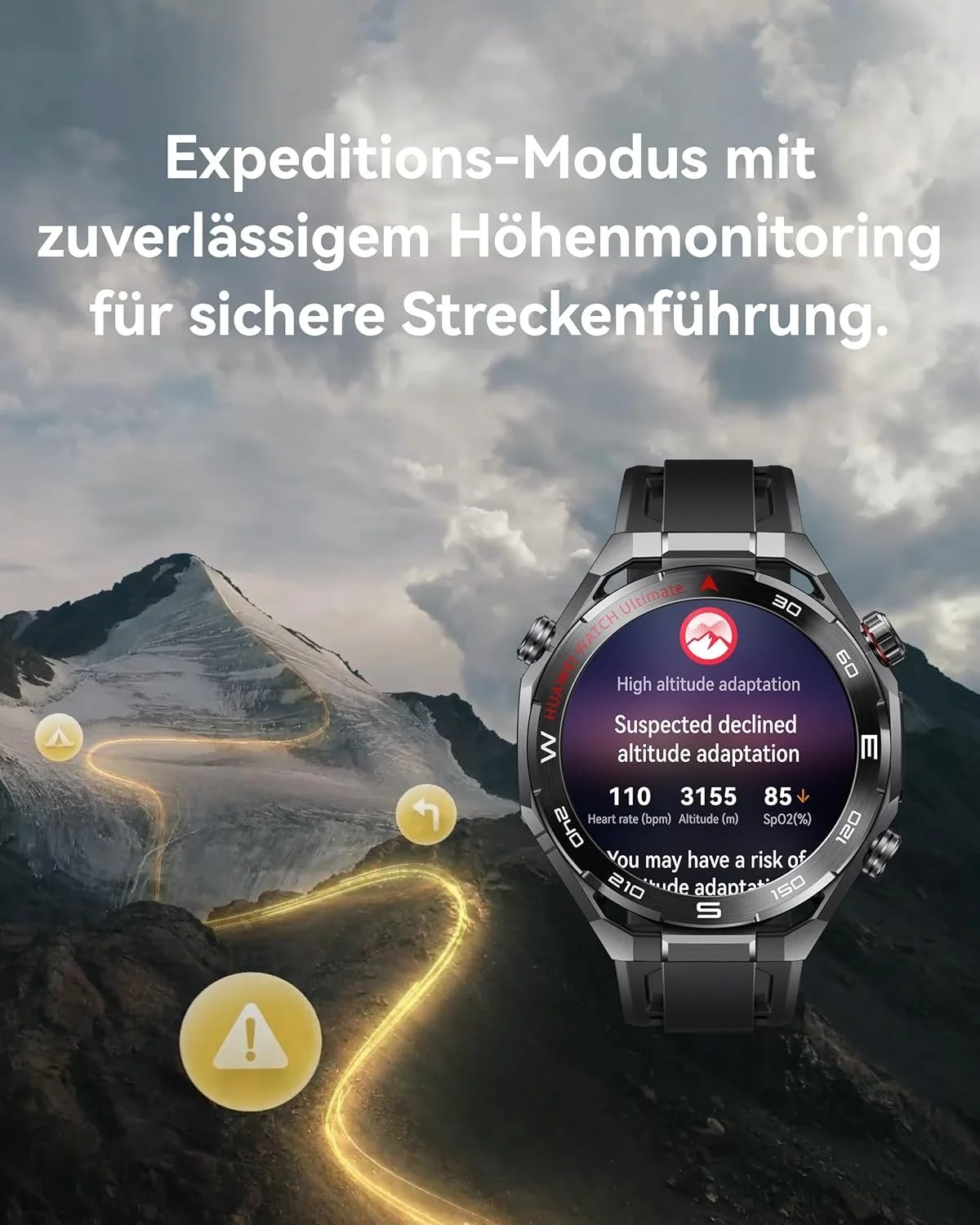 Смарт-часы HUAWEI Watch Ultimate 2/4Gb NFC GPS Bluetooth Android, фото №7