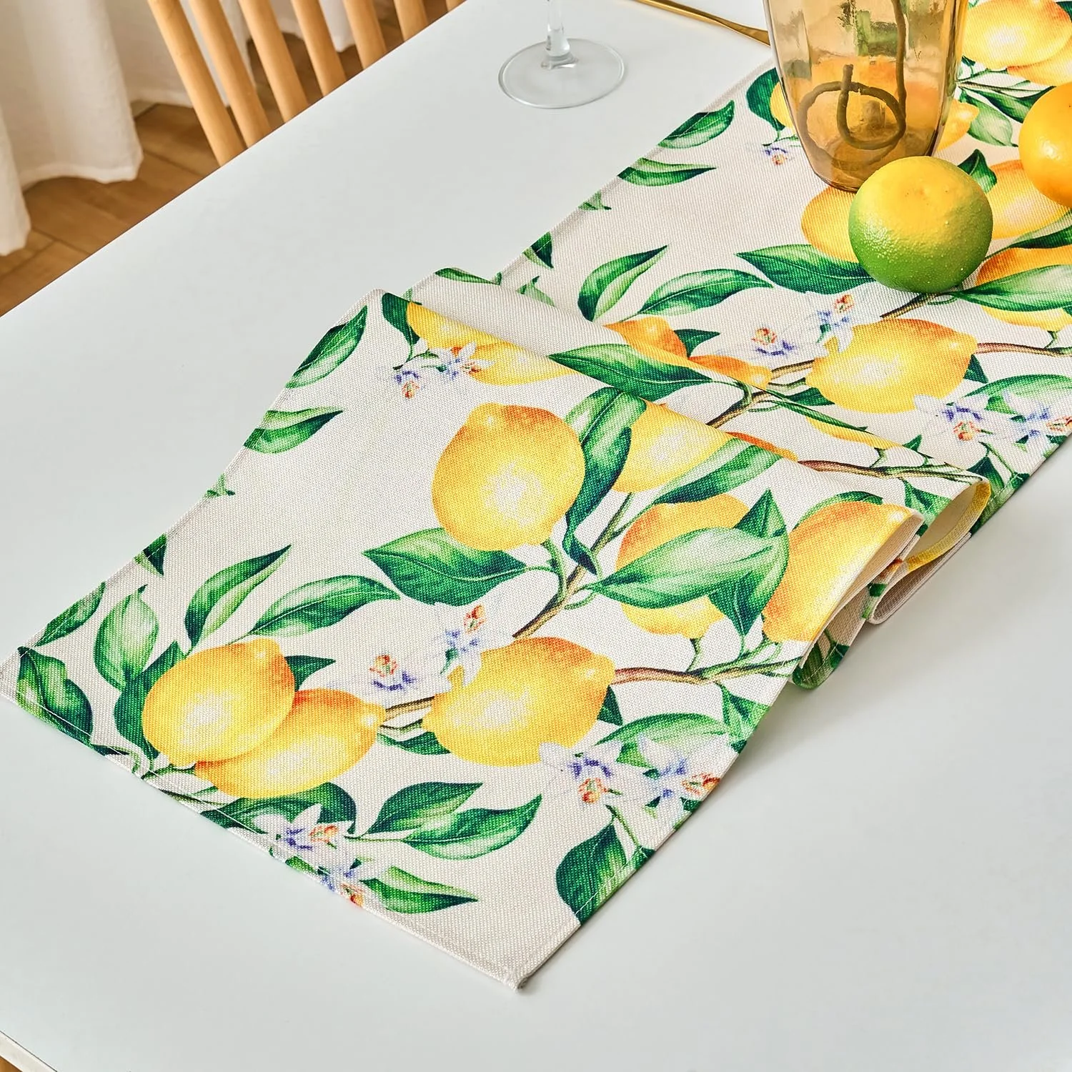 Ранер Lemon Motif Modern Country House Style 100 x 40 см Yellow, фото №6 Ранер Lemon Motif Modern Country House Style 100 x 40 см Yellow, фото №6