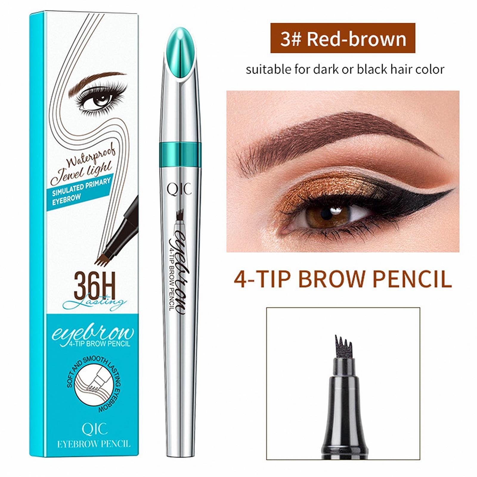 Олівець для брів Vierzinierter водостійкий ультратонкий, фото №2