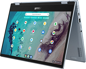 Сенсорний ноутбук 14" ASUS Chromebook Flip CX3400FMA Intel Core i3-1110G4 8GB RAM 128GB SSD 11год батарея ChromeOS (UKR) - Фото 1