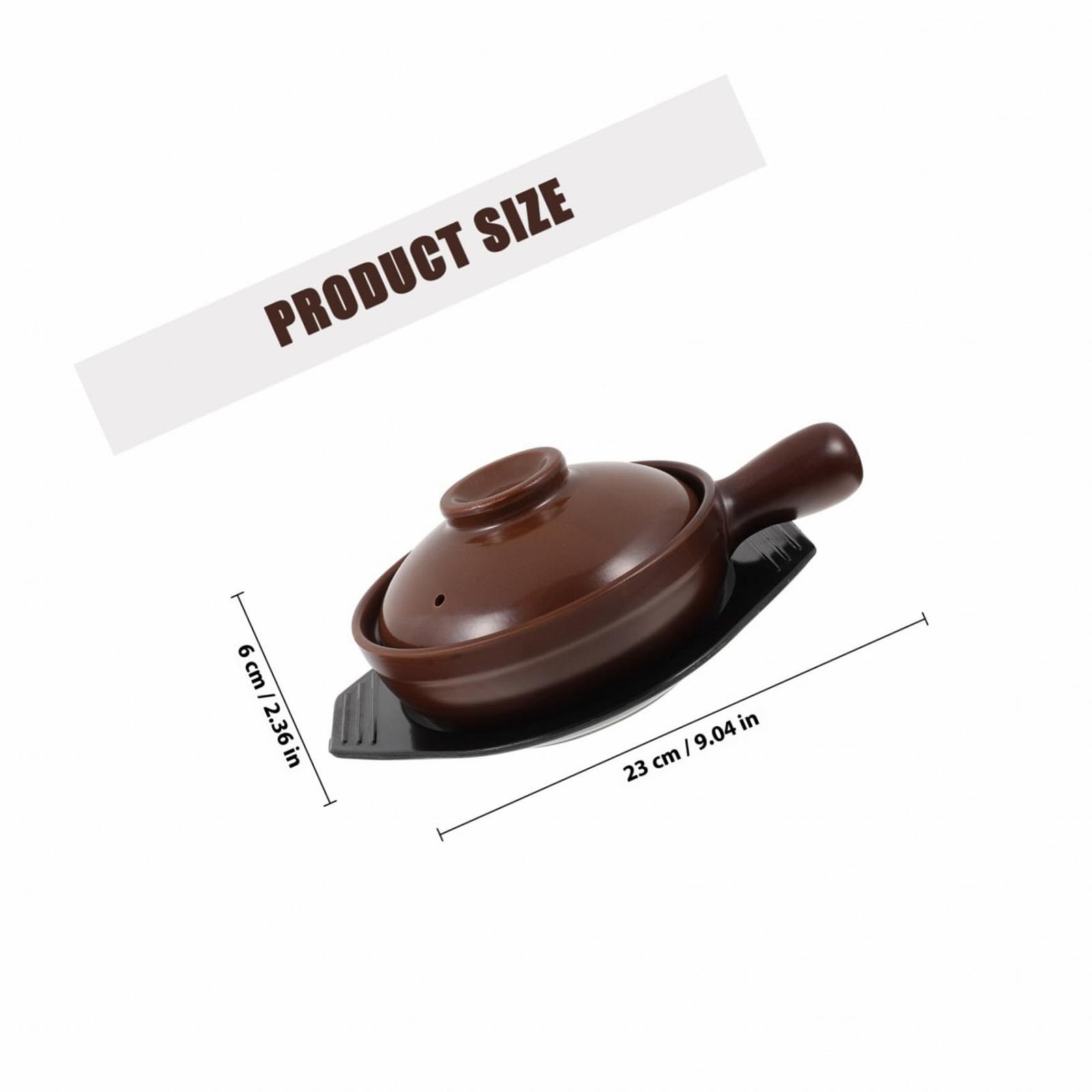 Кастрюля-кесероль Керамическая с ручкой термостойкая антипригарная для супов, фото №2