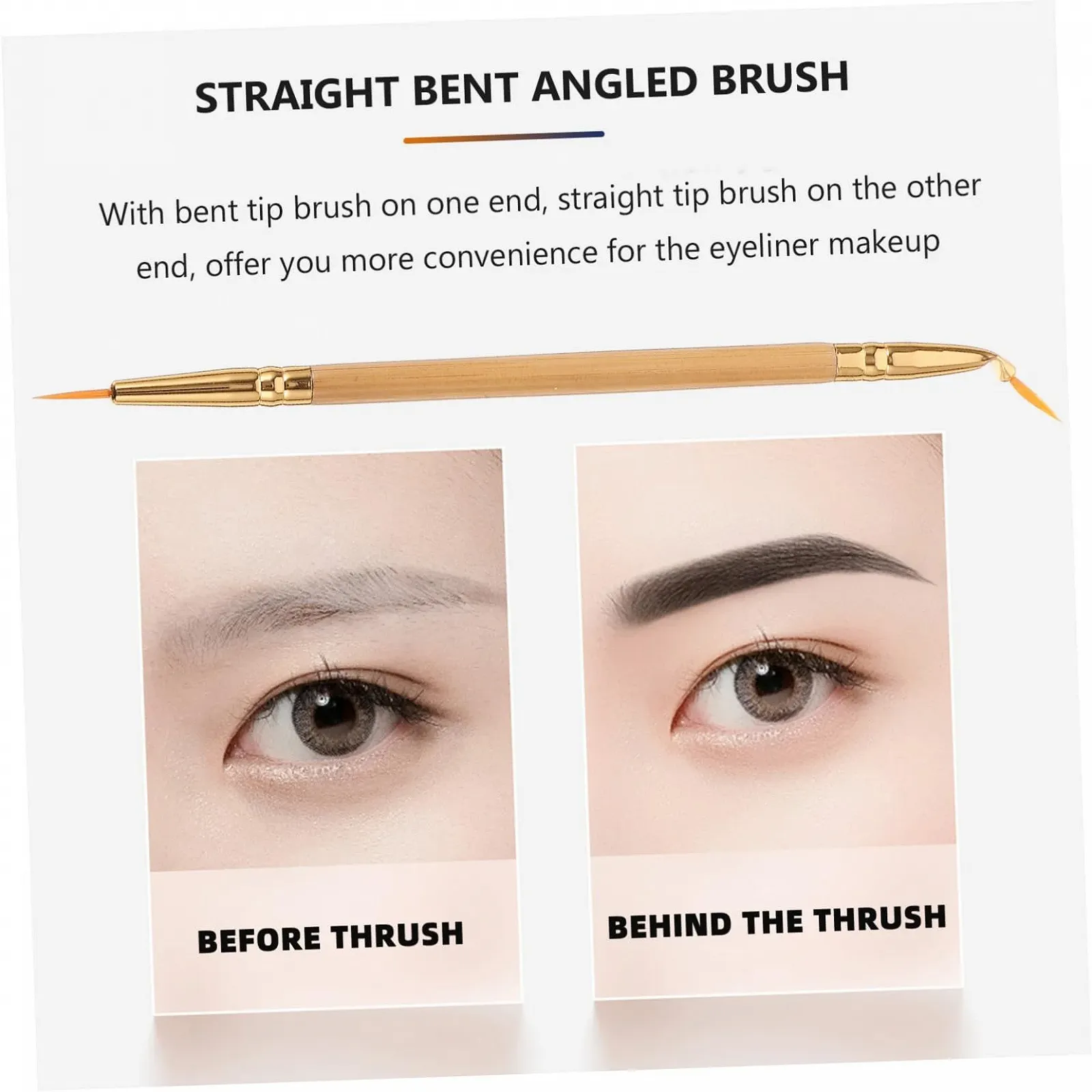 Підводка Beavorty, косметична, бамбукова кисть, двостороння кисть, кутова кисть, фото №7 Підводка Beavorty, косметична, бамбукова кисть, двостороння кисть, кутова кисть, фото №7