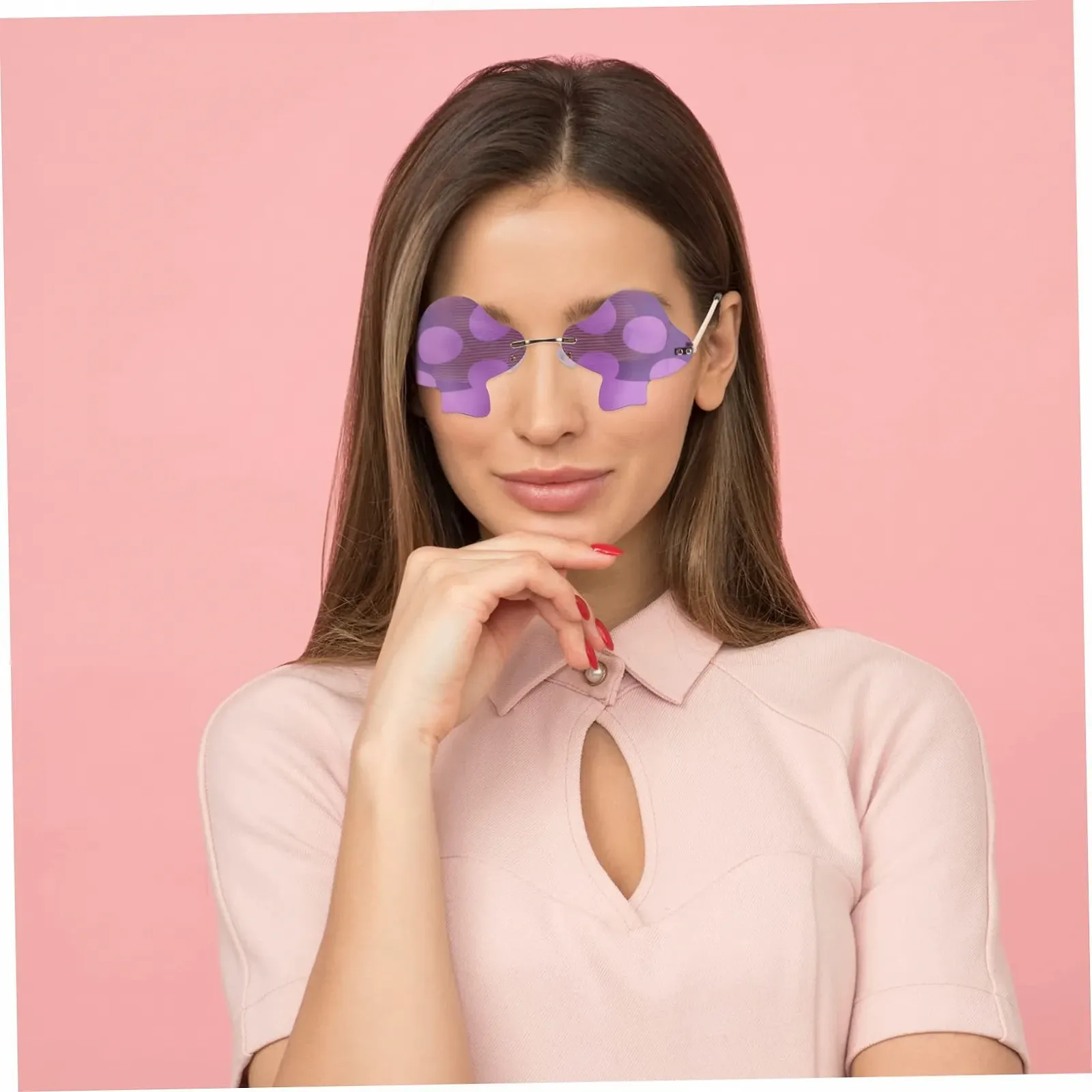 Сонцезахисні Окуляри Жіночі COLLBATH Безкаркасні Різнокольорові, фото №2