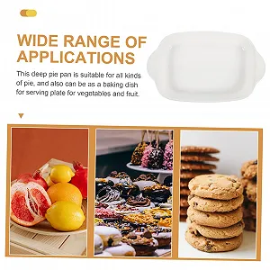 Форма для запекания Cabilock керамическая с двумя ручками для лазаньи и пиццы synthetic.ua - Фото 1