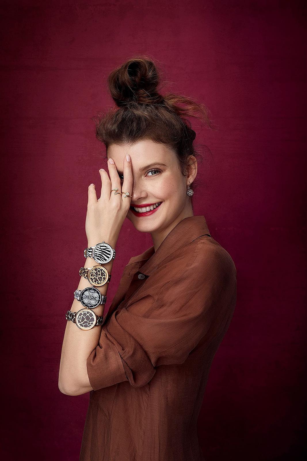 Женские часы Julie Julsen Safari Collection JJW1203SL-P Кожаный ремешок, Лента, фото №3