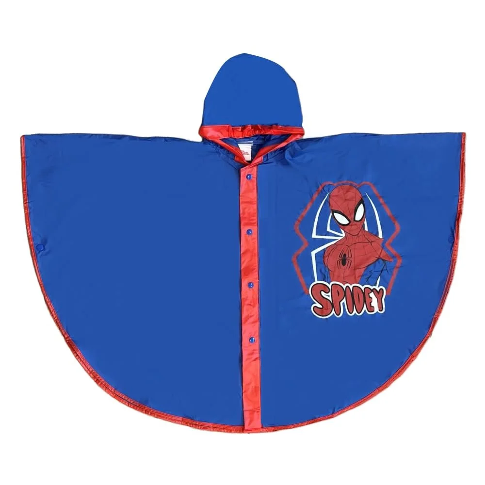 Дощовик CARTOON Людина-павук Marvel з капюшоном та застібкою на ґудзиках, фото №1 Дощовик CARTOON Людина-павук Marvel з капюшоном та застібкою на ґудзиках, фото №1