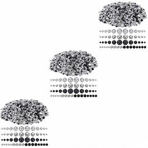 Напівкруглі штучні перлини з смолиOOFAN. - Фото 1