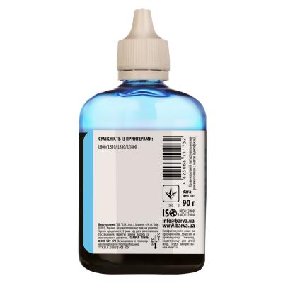 Чернила BARVA EPSON L800/L810/L850/L1800 (T6735) 90г LIGHT CYAN L800-416, фото №2