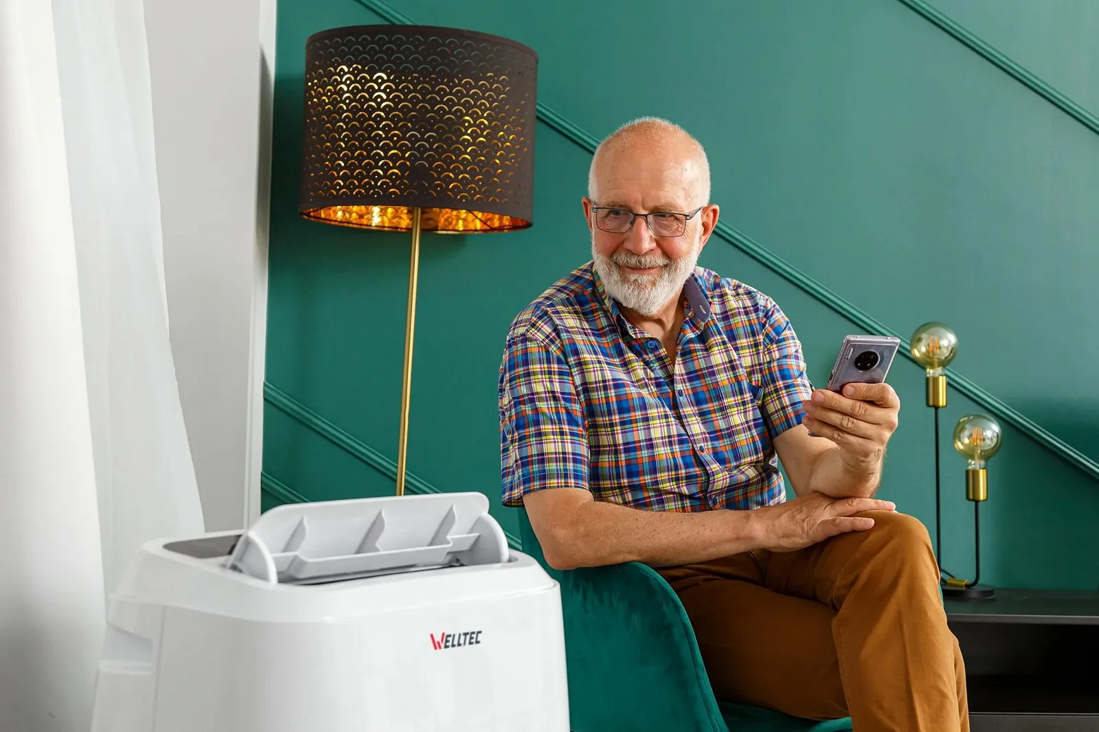 Мобильный кондиционер Welltec ACN18 18000 BTU WiFi, фото №7