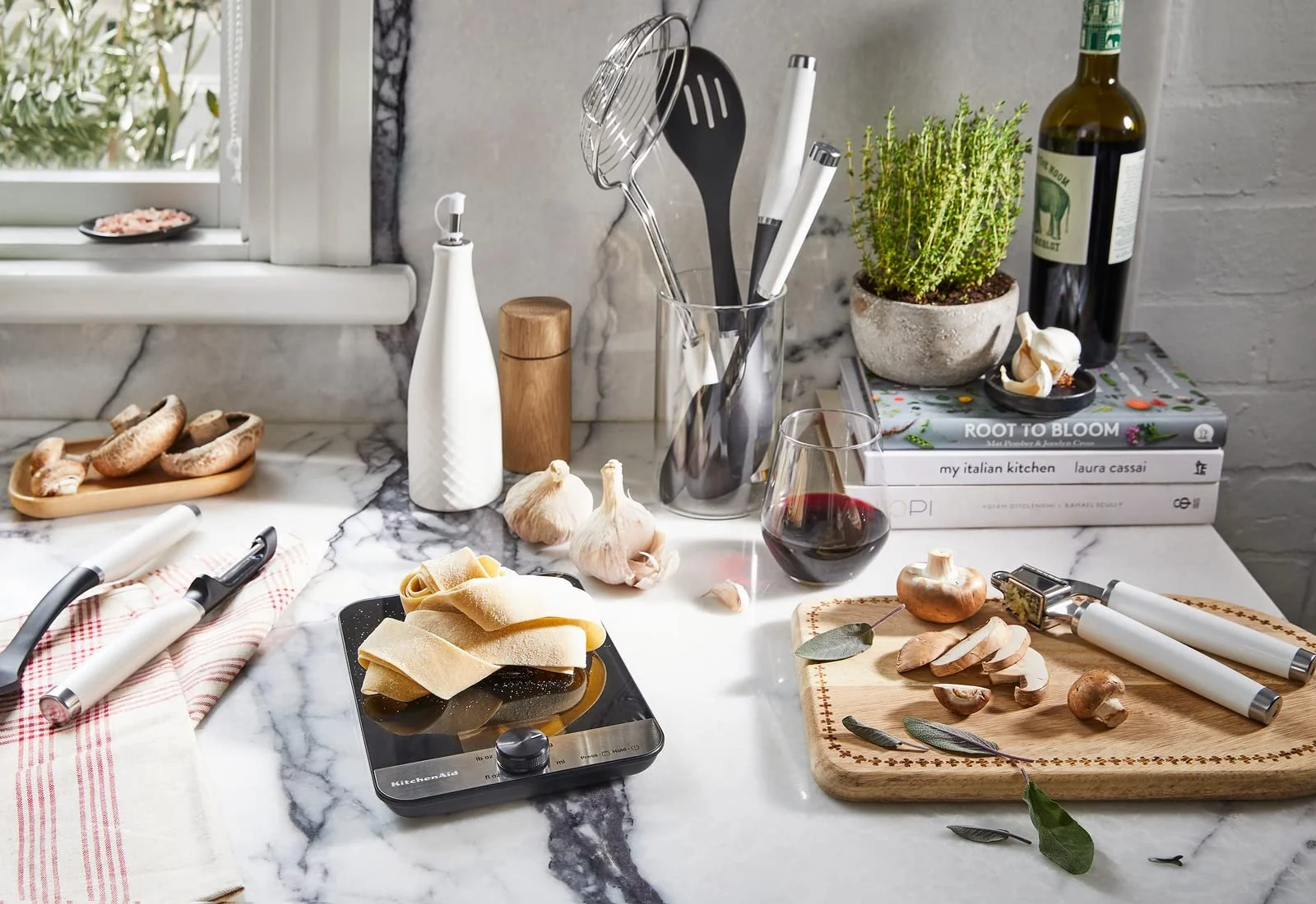 Кухонні ваги KitchenAid скляні 5000 г 5000 мл Чорні One Size, фото №5