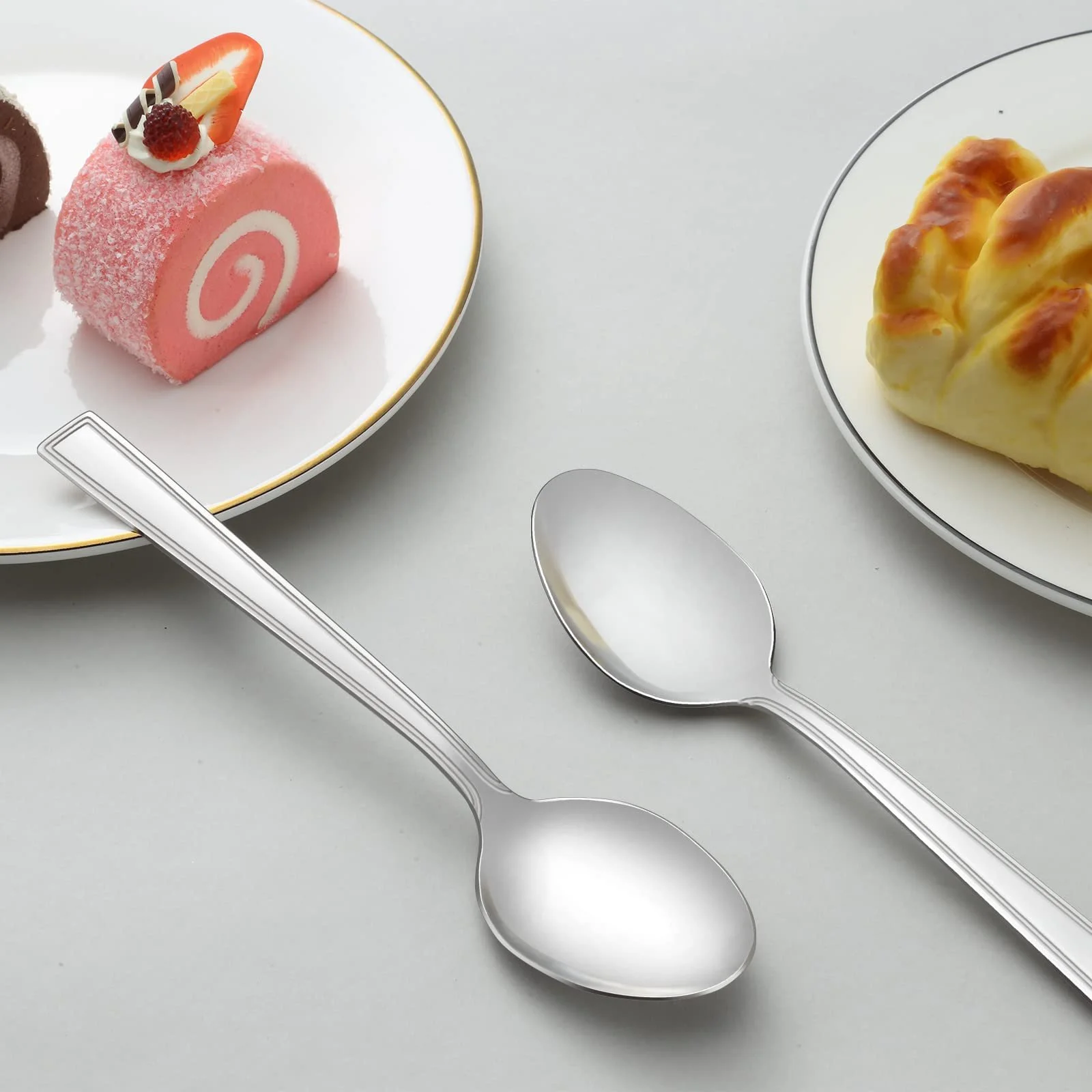 Ложка Hunnycook Супова з нержавіючої сталі Набір 24 шт 19.2 см, фото №5 Ложка Hunnycook Супова з нержавіючої сталі Набір 24 шт 19.2 см, фото №5