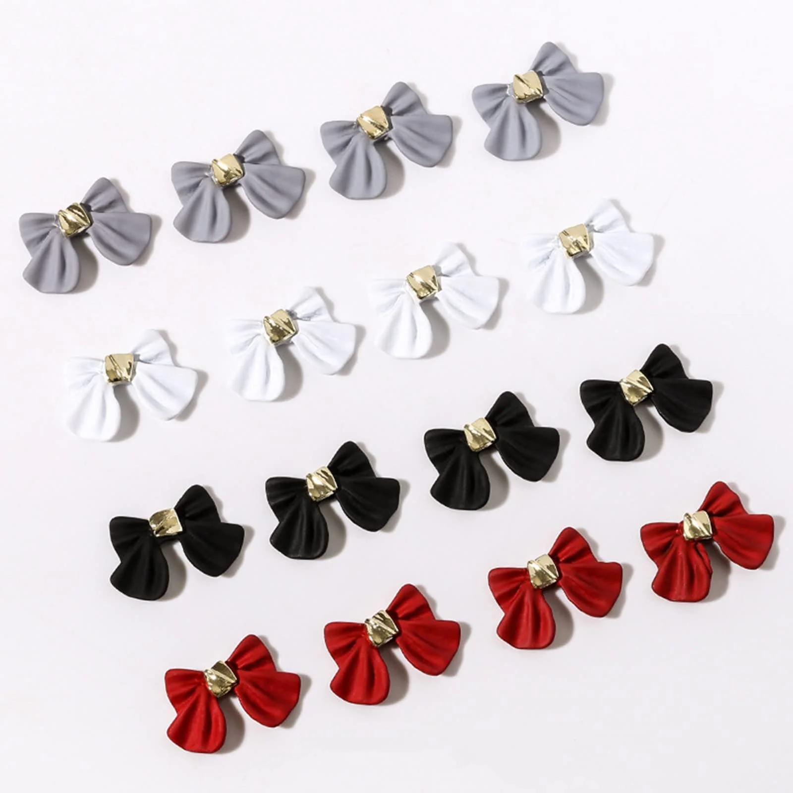 Украшения для ногтей Бантики 20 штук 3D смола Бантики для дизайна ногтей DIY Бантики Стразы для ногтей Ювелирные изделия Аксессуары для маникюра, фото №7