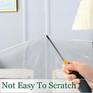 Скатертина Obstal Rectangular Vinyl PVC Waterproof Transparent synthetic.ua - Фото 1