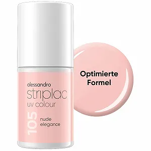 Гель-лак alessandro Striplac Nude Elegance Розовый, 6.5 мл - Фото 1