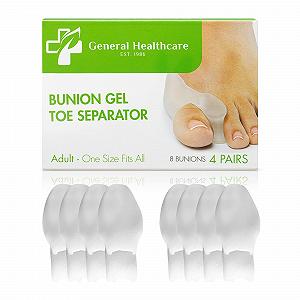 Гелевий коректор для пальців ніг General Healthcare розгладжує та захищає 4 шт. в упаковці - Фото 1