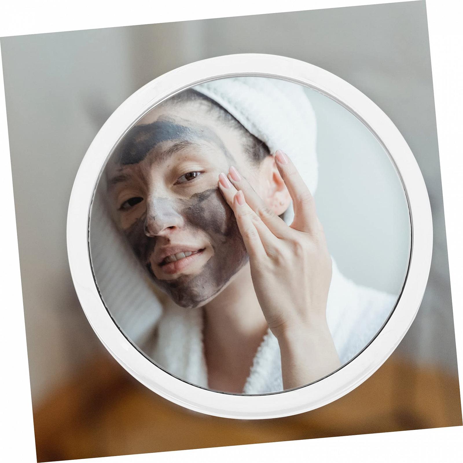 Ручное зеркало Angoily Круглое Серебряное Белое, фото №3 Ручное зеркало Angoily Круглое Серебряное Белое, фото №3