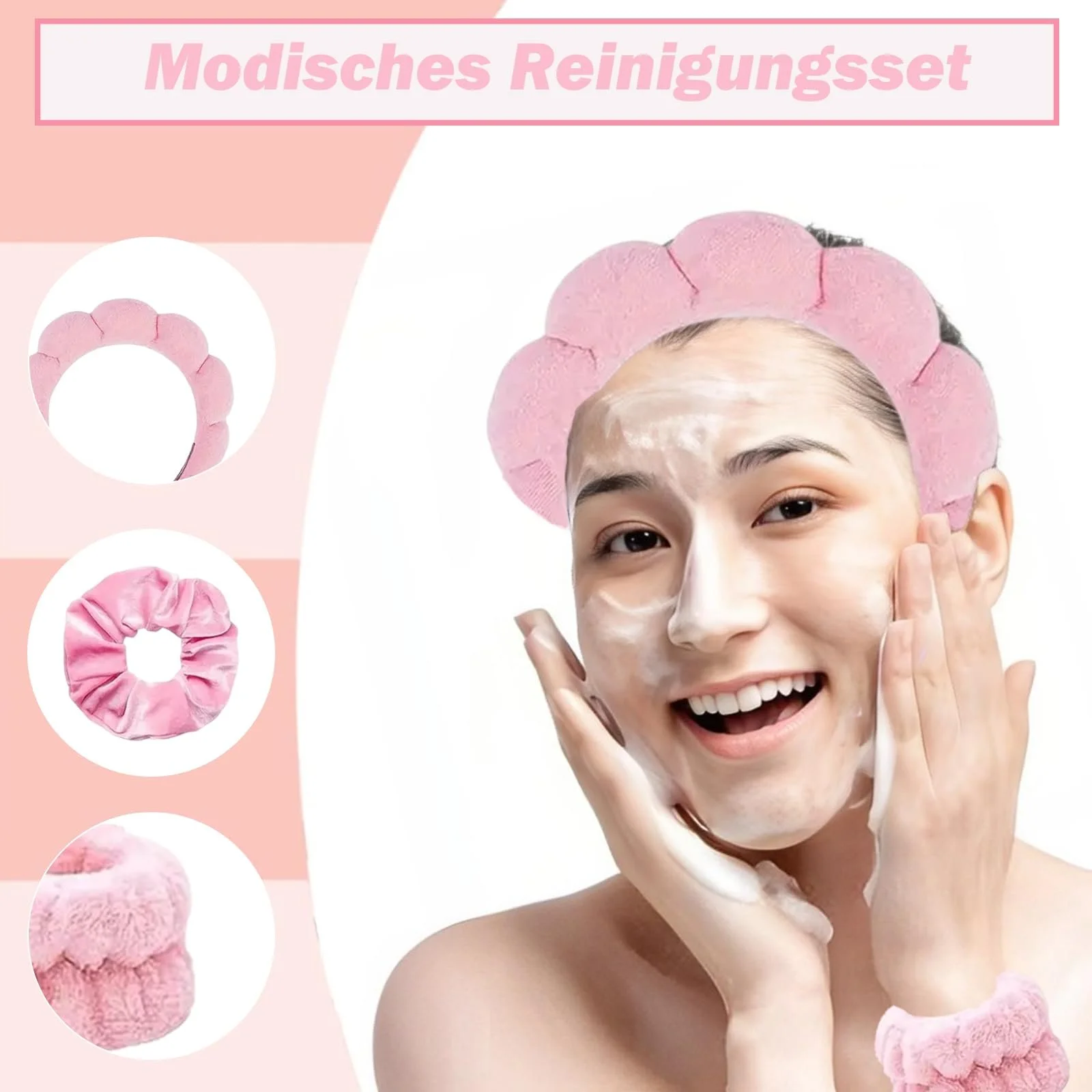 Обруч для волос Skincare, фото №7