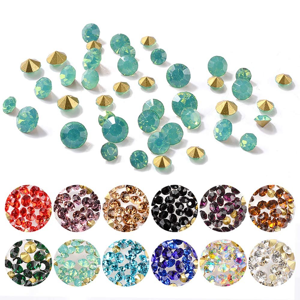 Набір для нігтів Блискітки Стрази 12 стилів для DIY прикраси, фото №4