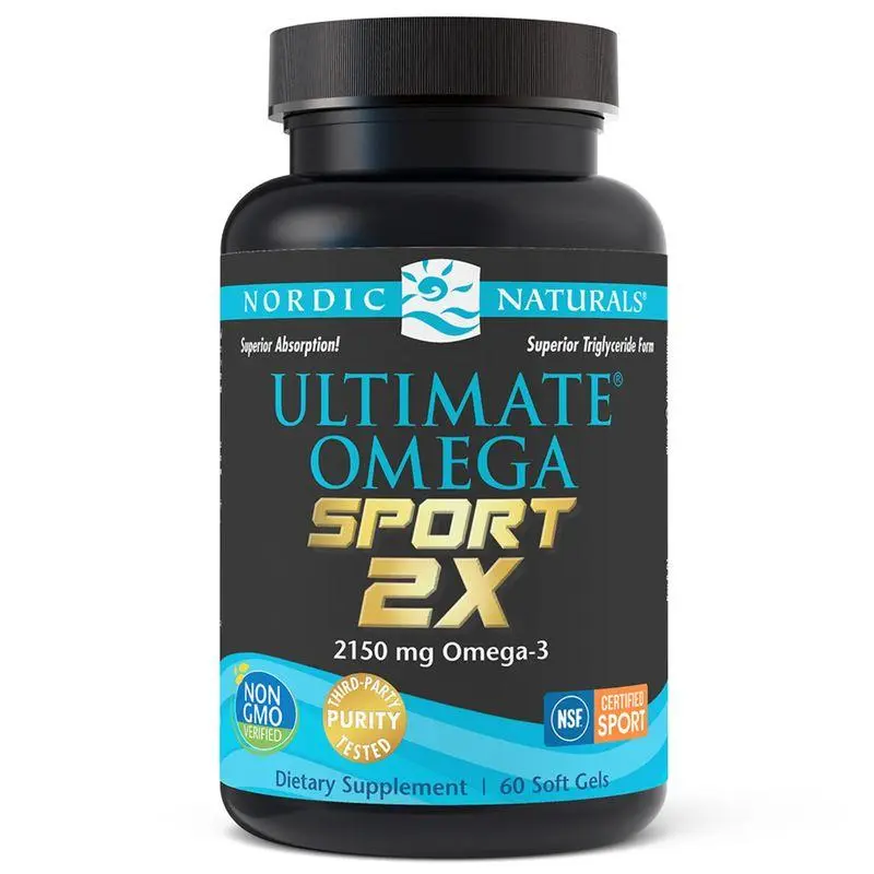 Жирные кислоты Nordic Naturals Ultimate Omega 2X Sport 60 капсул, фото №1