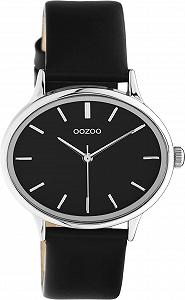 Купить Женские часы Oozoo Timepieces, наручные часы с кожаным ремешком 18 мм, элегантные аналоговые, круглые - Фото 1 Женские часы Oozoo Timepieces, наручные часы с кожаным ремешком 18 мм, элегантные аналоговые, круглые - Фото 1
