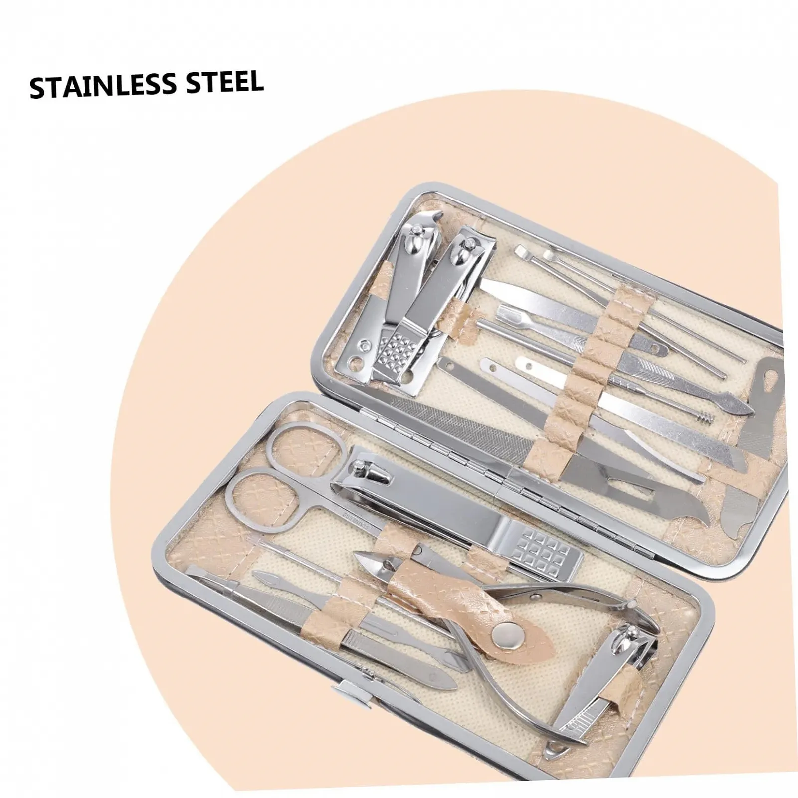 Набор для маникюра Healvian, нержавеющая сталь, фото №4