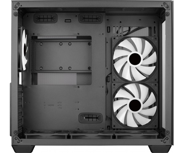 Корпус AeroCool Dryft-G-BK-v2 (ACCM-ES01163.11) Black без БЖ, фото №5 Корпус AeroCool Dryft-G-BK-v2 (ACCM-ES01163.11) Black без БЖ, фото №5