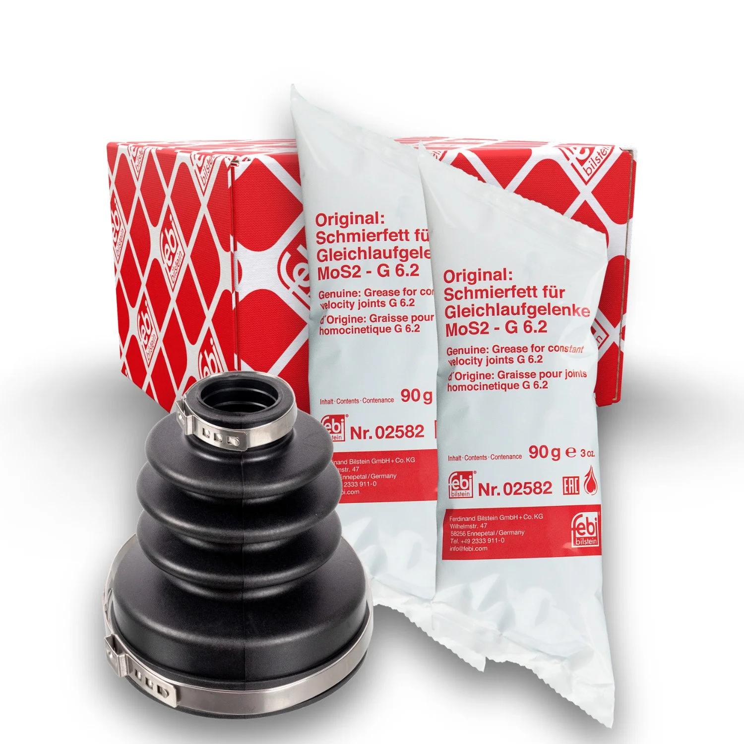 Комплект пильовика приводного вала FEBI BILSTEIN 171745 для FORD, передній міст зліва, фото №1