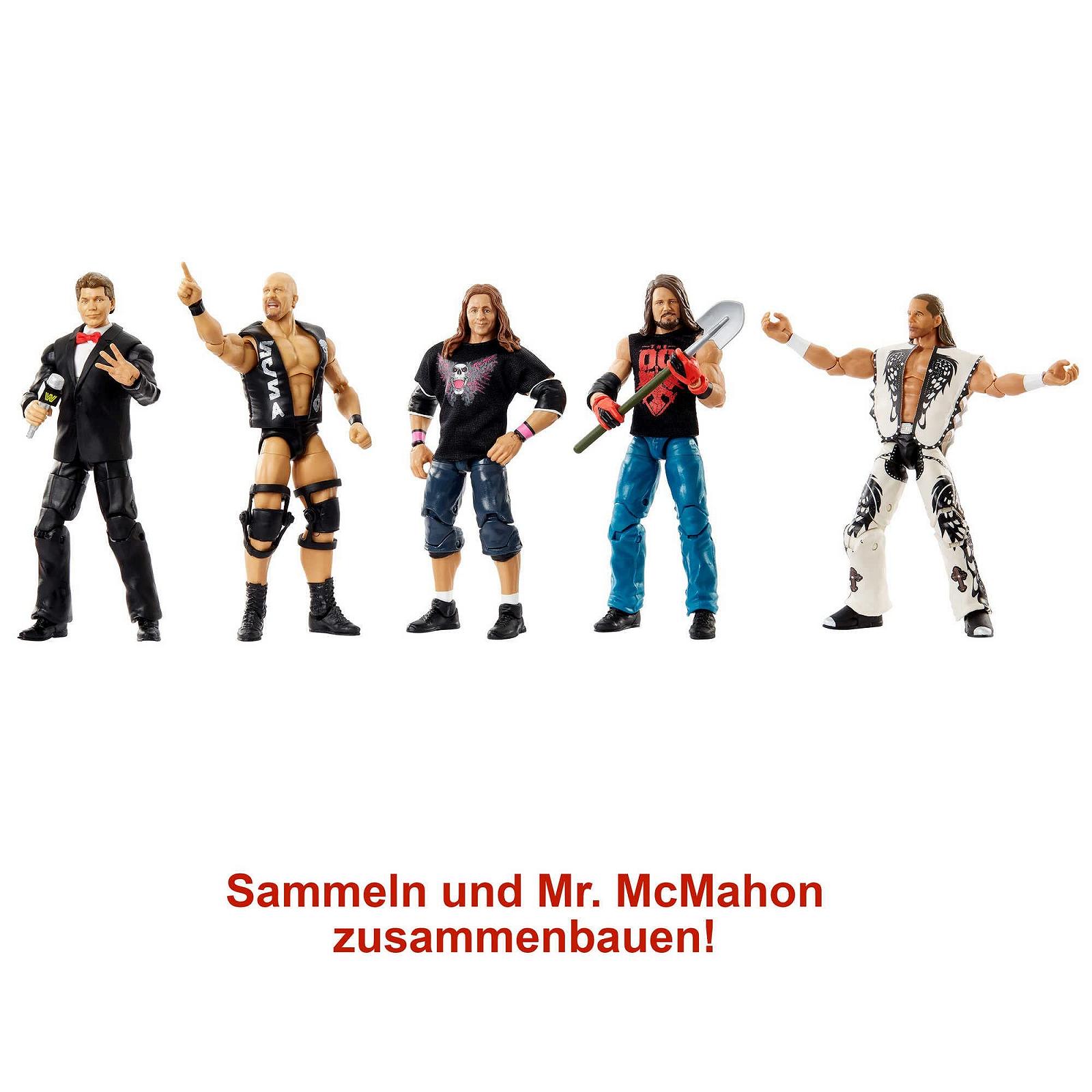 Фигурка Mattel WWE WrestleMania HDD86 "Хит Мэн" Винс Макмэн (Примерно 15 см) с Входной Футболкой, фото №4