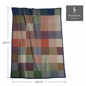 Покривало Biederlack Fluffy Soft Cuddly Чиста Бавовна В Клітинку synthetic.ua - Фото 1