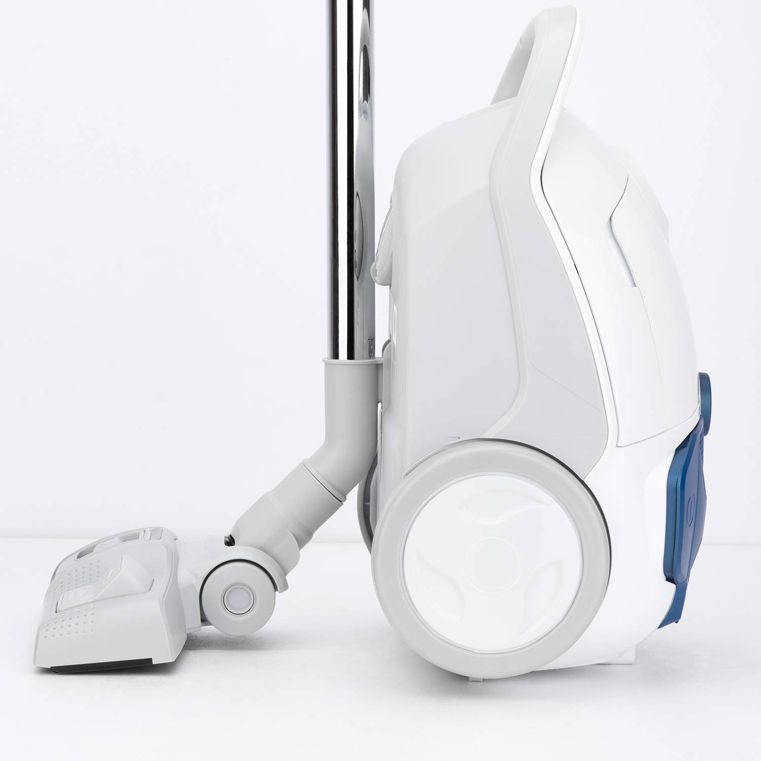 Пилосос h.koenig AXO800 3L High Performance AAAA з мішком Фільтр HEPA H12 Низький рівень шуму 68 дБ Білий/Синій, фото №3