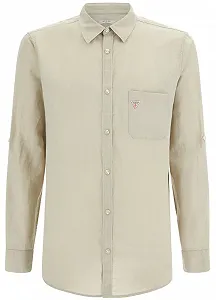 Чоловіча сорочка GUESS / Бежева / Розмір M - Фото 1
