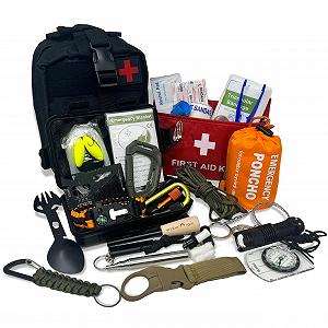 Набір для виживання Bushcraft 22 в 1, тактична сумка Molle - Фото 1