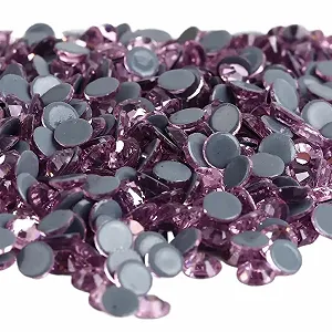 Стразы Hotfix Кристалл AB Lt.Rose Ss16 1440шт - Фото 1