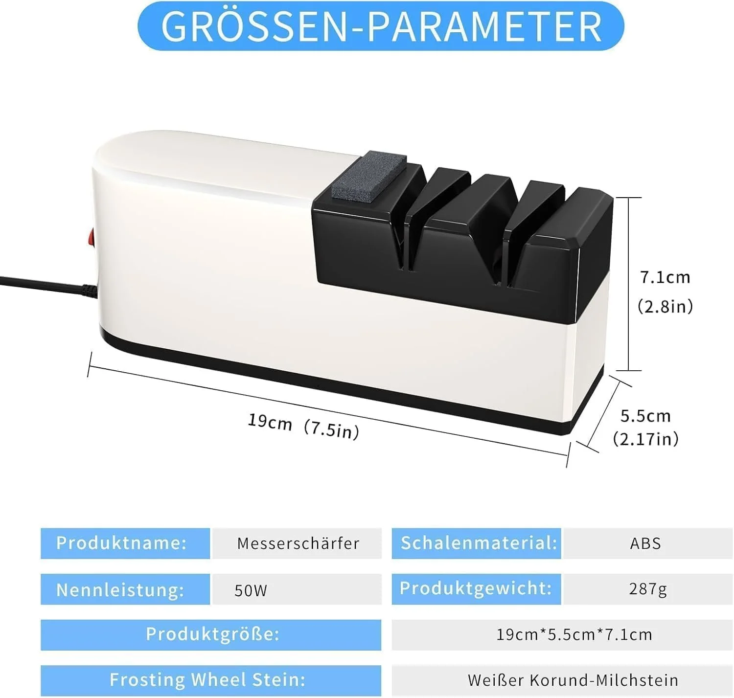 Електрична Точило для ножів FU7 5-в-1 алмазна, фото №3