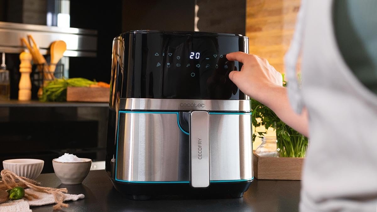Мультипечь Cecotec Cecofry Full Inox 5500 Pro 5.5 Л 1700 Вт Stainless Steel, фото №10 Мультипечь Cecotec Cecofry Full Inox 5500 Pro 5.5 Л 1700 Вт Stainless Steel, фото №10
