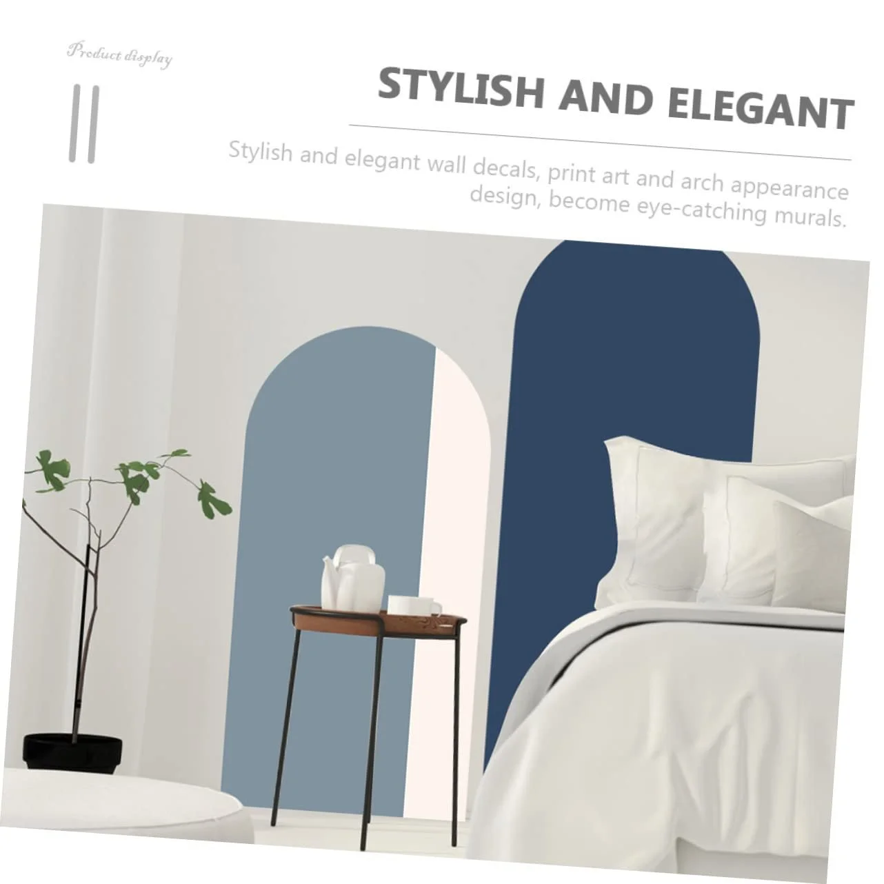 Набір наклейок для стін Arch Geometric 2 шт., фото №3