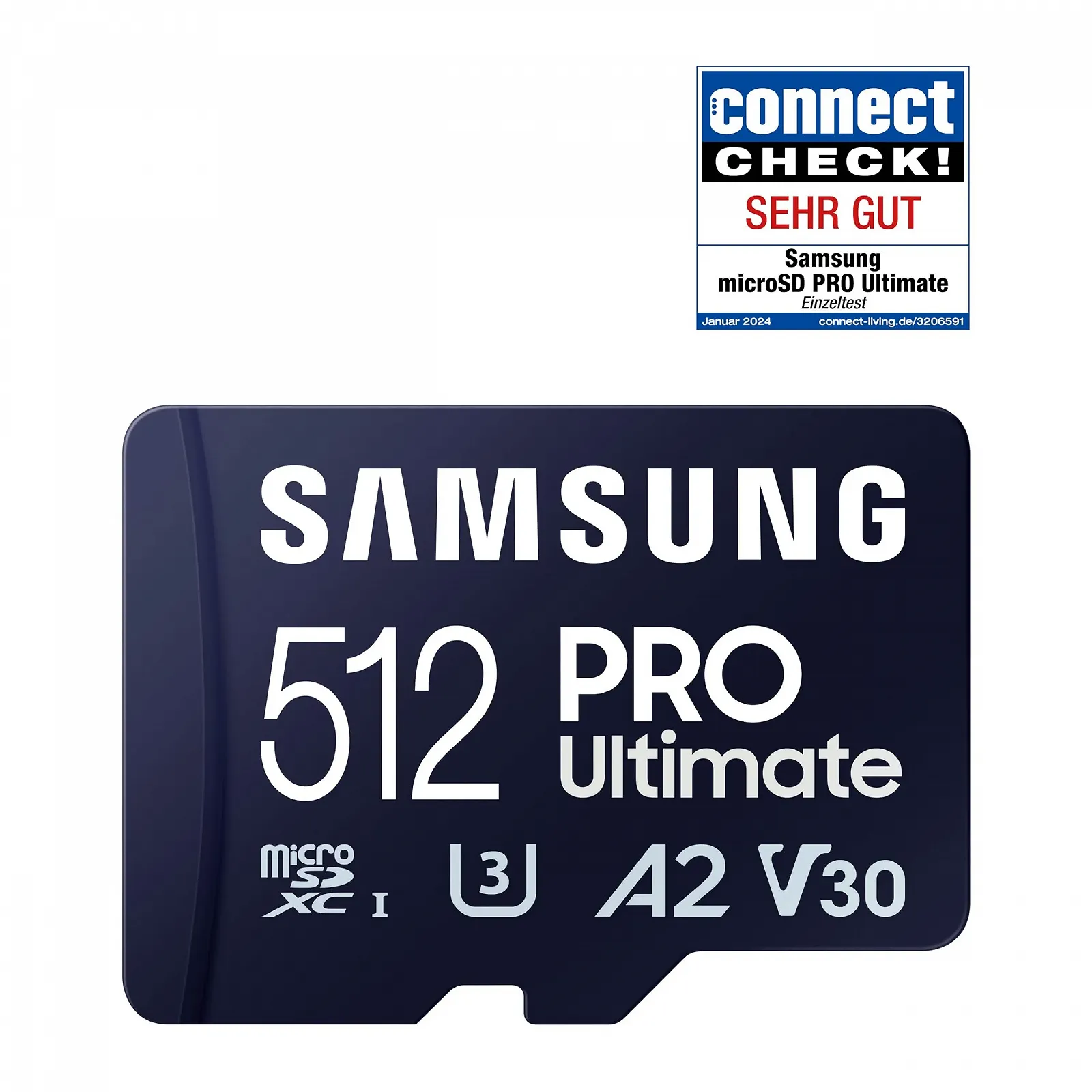 Карта памяти Samsung Pro Ultimate microSD + SD-адаптер 512 GB UHS-I U3 200 MB/s MB-MY512SA/WW, фото №2 Карта памяти Samsung Pro Ultimate microSD + SD-адаптер 512 GB UHS-I U3 200 MB/s MB-MY512SA/WW, фото №2