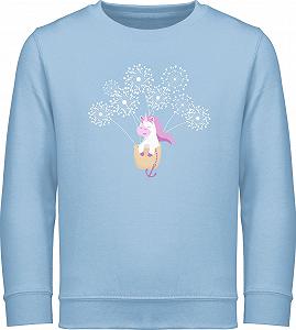 Свитшот Shirtracer Детский свитшот для мальчиков и девочек - Тренд детской одежды и другое - Единорог Одуванчик - Фото 1