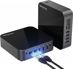 Мини ПК DreamQuest / Intel Alder Lake N95 / RAM 16GB / SSD 512GB / 3 х HDMI / 2 х LAN / Wi-Fi 5 / Bluetooth 4.2 / Windows 11 / Черный - Фото 1