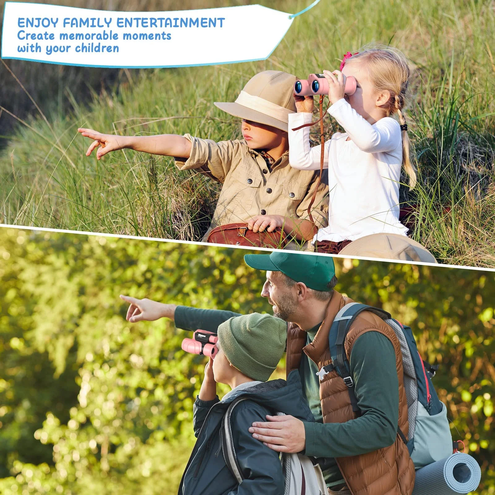 Дитячий бінокль 8x21 HD з сумкою, фото №7