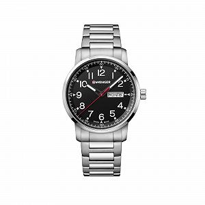 Часы WENGER Attitude Heritage Мужские Нейлоновый Ремешок Диаметр 42 мм Swiss Made Аналоговые Кварцевые Водонепроницаемые до 100 м - Фото 1