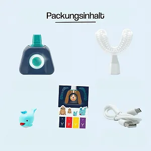 Електрична зубна щітка Y-Brush Kids NylonStart Set Синя synthetic.ua - Фото 1