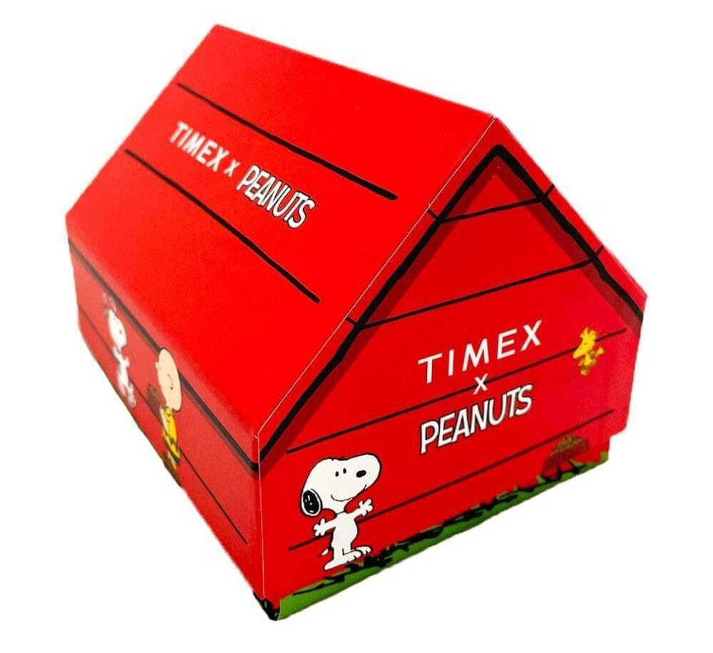Женские аналоговые часы с ручным заводом Timex Peanuts Marlin, белые, браслет, фото №7