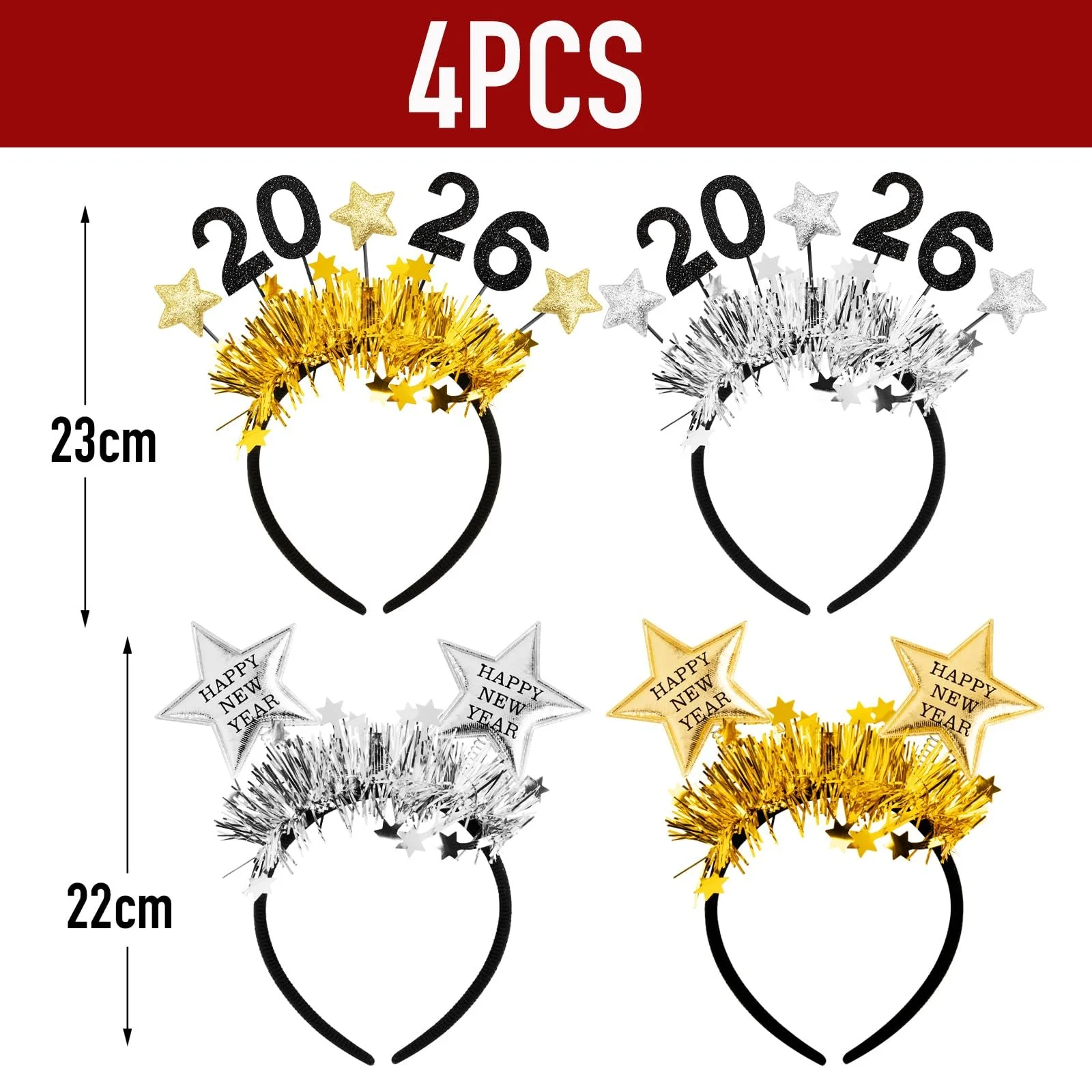 Обруч На Новий рік 4 шт., фото №2