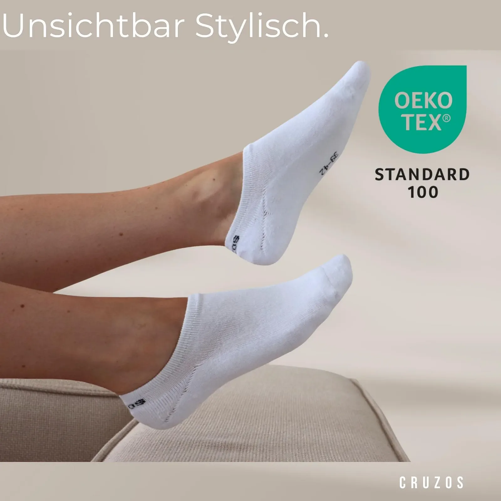 Шкарпетки Trainer Organic Cotton для Чоловіків та Жінок, 6 пар - Неслизькі та Невидимі - Короткі шкарпетки, фото №5 Шкарпетки Trainer Organic Cotton для Чоловіків та Жінок, 6 пар - Неслизькі та Невидимі - Короткі шкарпетки, фото №5