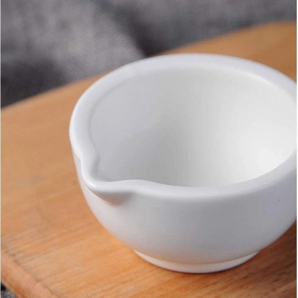 Ступка з товкачиком Біла порцелянова емаль, ручна шліфувальна машина/подрібнювач, фото №4