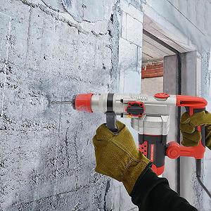 Дрель Hammer 2200 Вт 930 об/мин с 6 типами сверл и кейсом Серый synthetic.ua - Фото 1