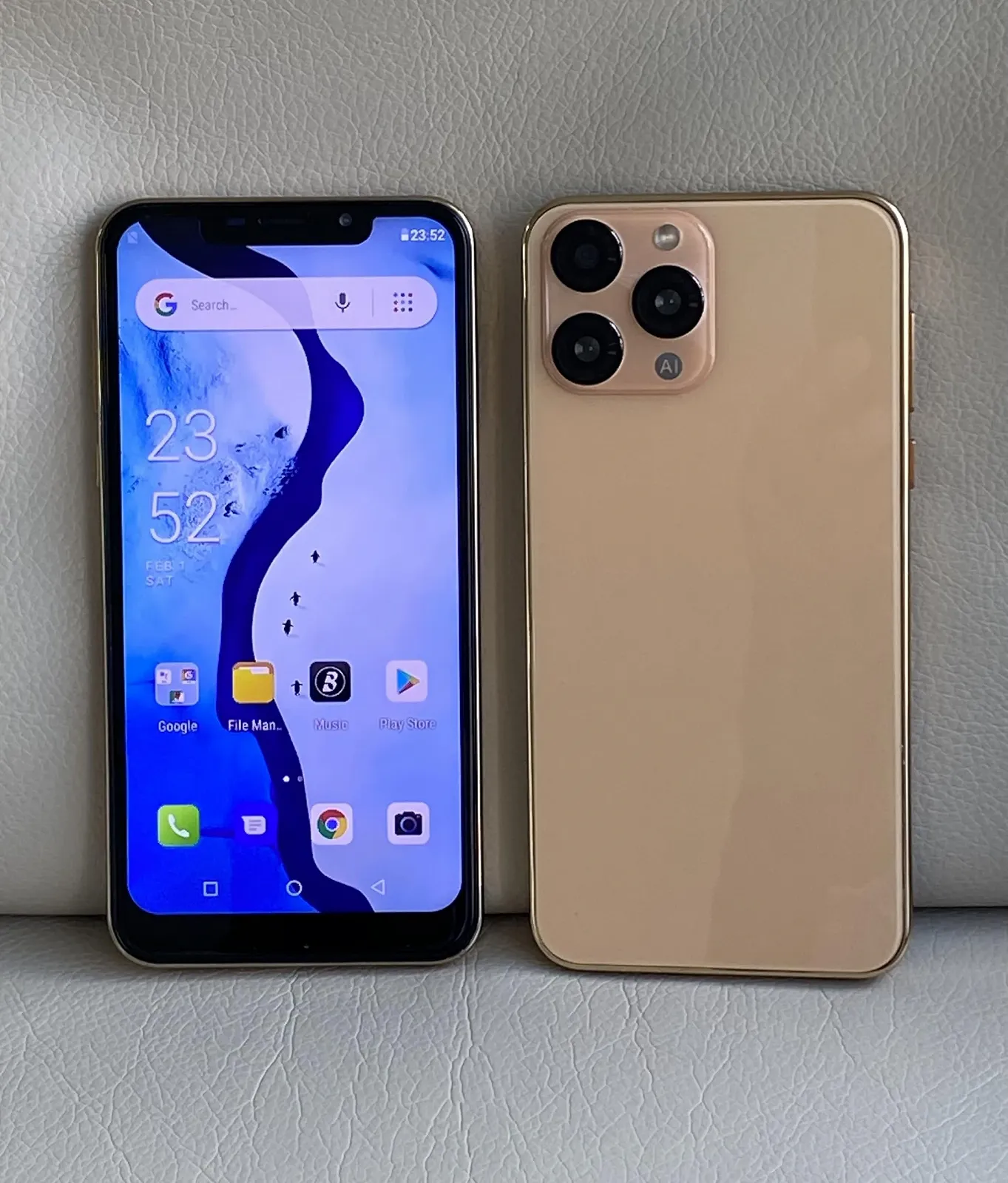 Смартфон 6,11 дюйма Двойная камера 1 ГБ RAM 16 ГБ ROM 3G WCDMA: 850/1700/2100 МГц Dual SIM Android Желтый, фото №3